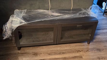 Wood tv stand