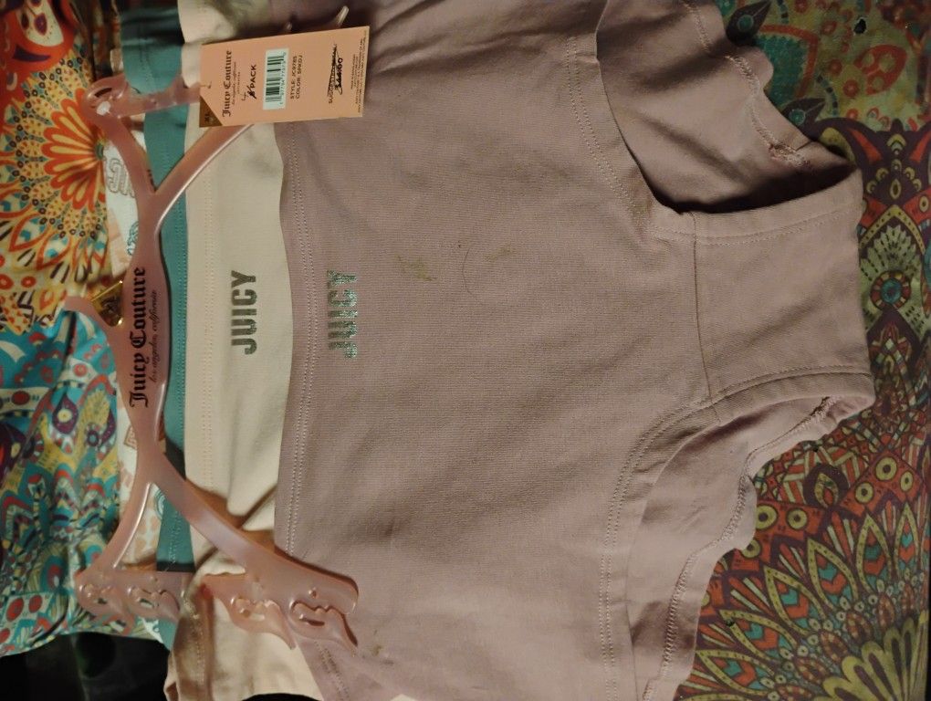 Juicy Couture Women's Underwear Set Of 4 XL