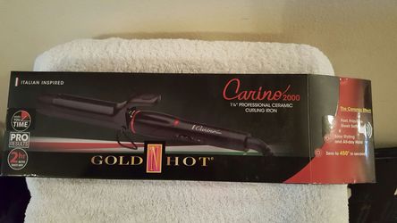 Casino 2000 by Gold 'N' Hot professional curling Iron 1 1/2 Inch