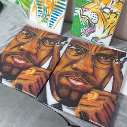 Malcolm X Painting 