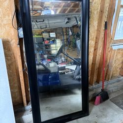 Mirror 5 Foot Wide Black Frame 