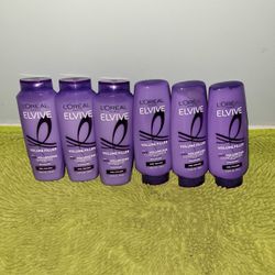 3 Shampoo And 3 Conditioner Loreal Paris Elvive Volume Filler 12.6oz