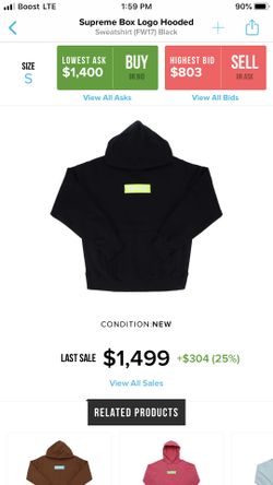 Supreme FW17 box logo small ! No low ballers !