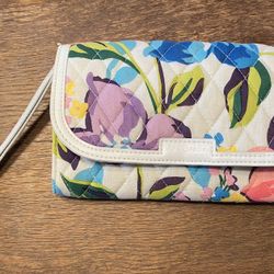 Vera Bradley Floral Wristlet 