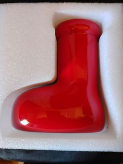Red Boot vase New