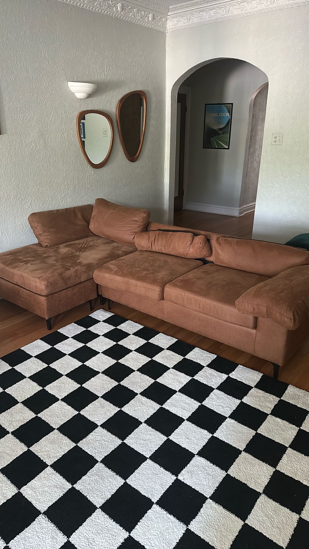 Brown couch