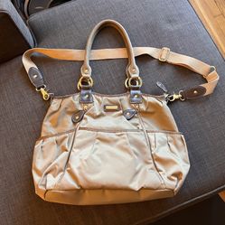 Storksak Kahki Satchel Diaper Bag 