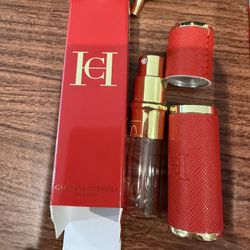 Carolina Herrera Red Travel Spray Refillable Perfume Atomizer 
