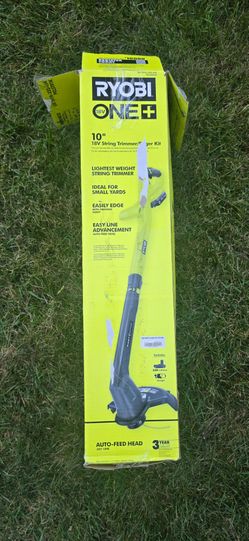 Ryobi 18V ONE+ 10" String Trimmer/Edger Kit – Lightly Used