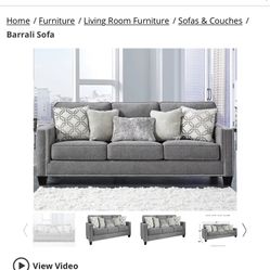 New Grey Sofa