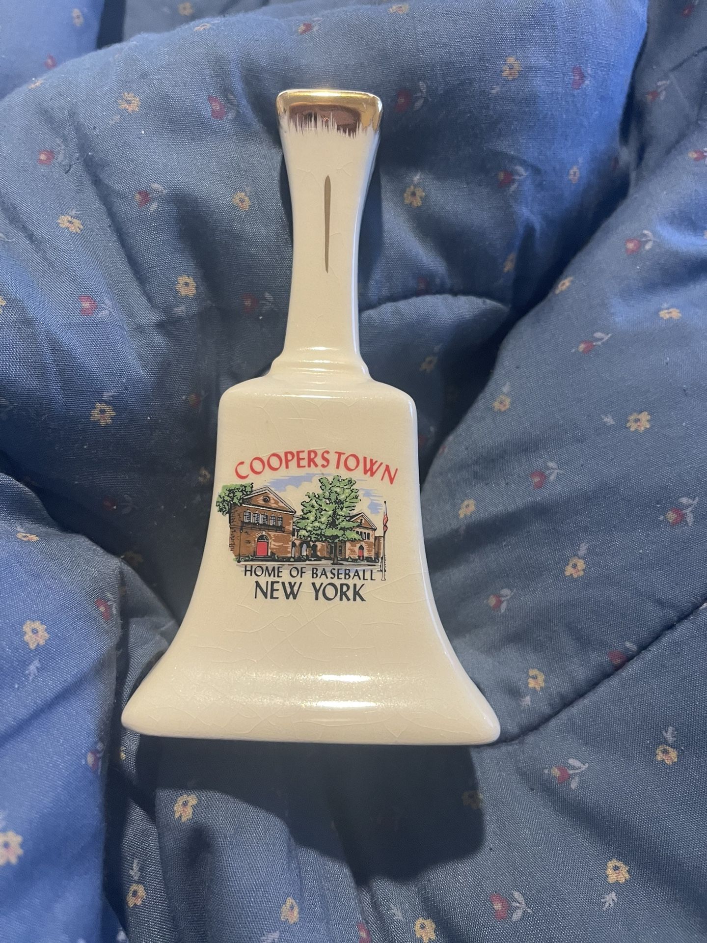 Cooperstown Home Of Baseball New York 5” Souvenir Bell
