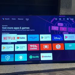 TCL 4k 55” Smart TV