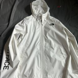White North face Wind Breaker