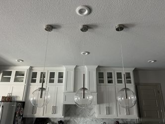 3X kitchen Lights
