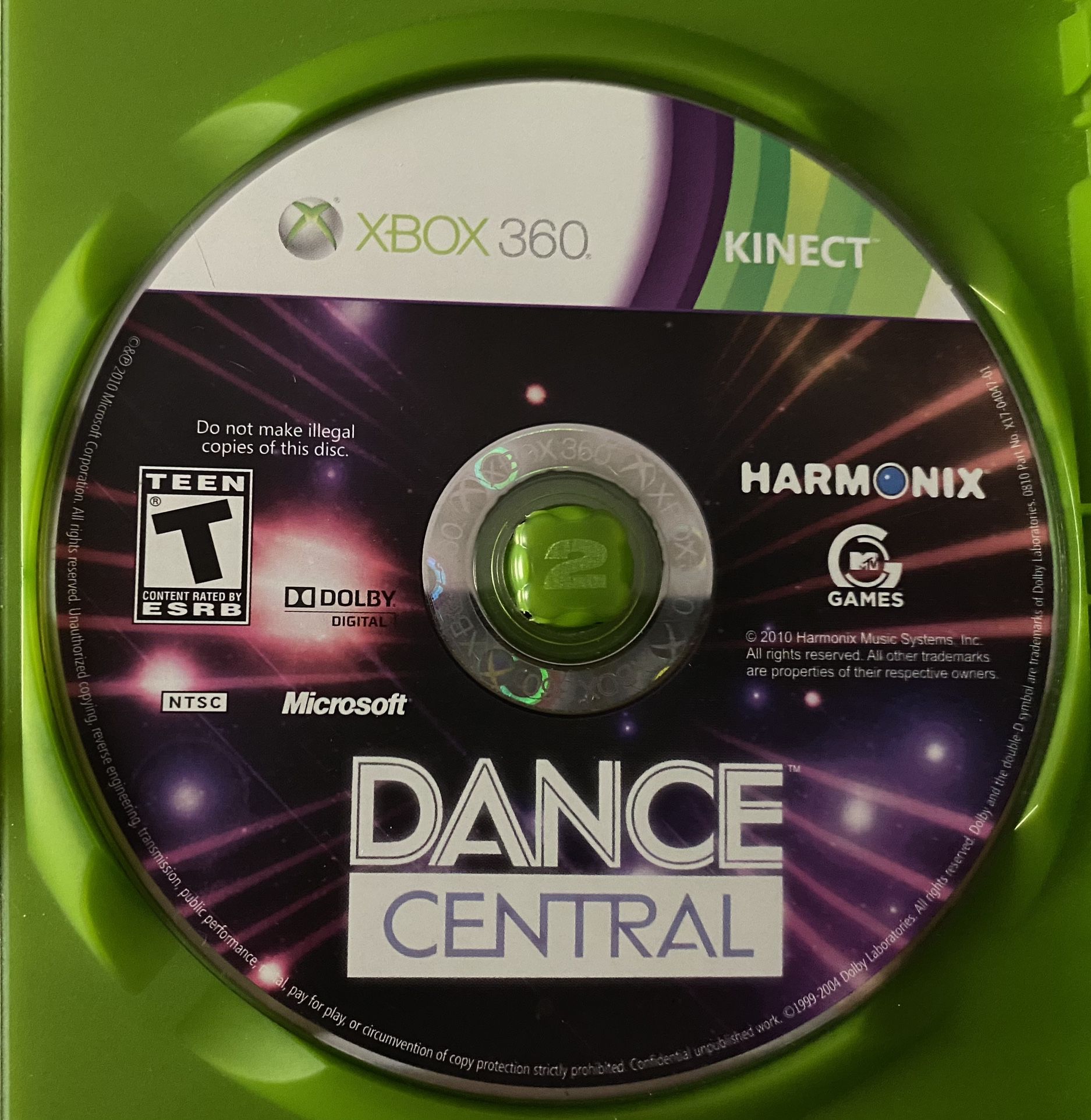 Dance Central Microsoft (Xbox 360)  2010