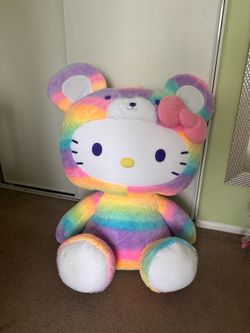 32-inch giant Sanrio Hello Kitty Rainbow   Plush