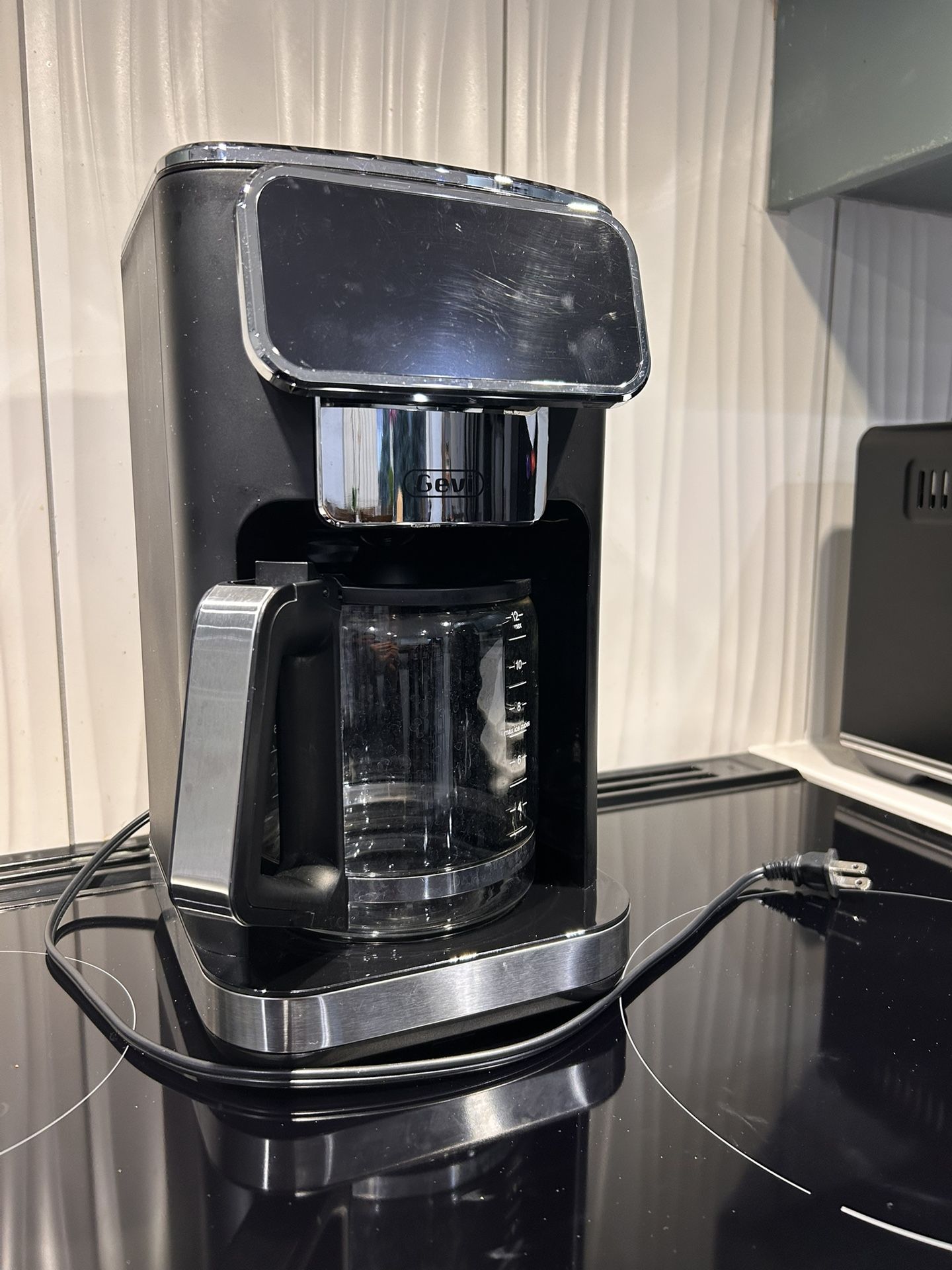 Gevi 12 Cup Programmable Drip Coffee Maker with Touchscreen