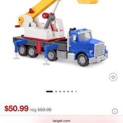 Large Toy Crane Truck 