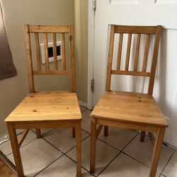 Wood Chairs 