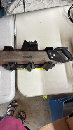 Saw With Mitre Box