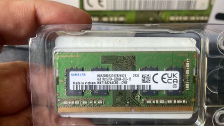 4GB DDR4 SODIMM RAM 3200mhz Samsung