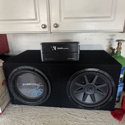 2x12 Inch Subwoofers 2300w Amp 