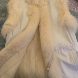 Mink Lined Oscar De Laurenta Anorak Vest 