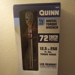 Quinn 1/2 In Drive Digital Torque Wrench