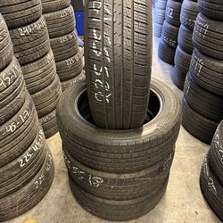 4 used tires 225-55-19 imohave crossover with 85% of life tread