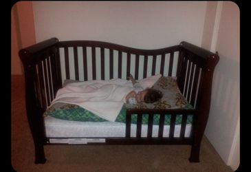 crib with a mattress