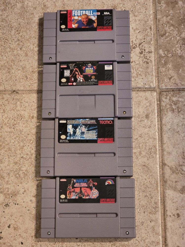 SUPER NINTENDO VIDEO GAMES