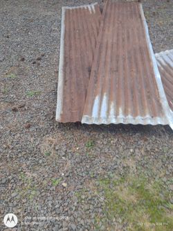Very nicely aged corrugated panels