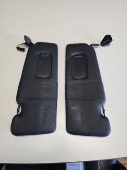 2006-2010 BMW 650I Sun Visor Leather Black OEM