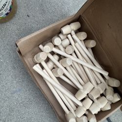 Mini Wooden Hammers 