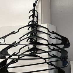 Black Plastic Hanger/Closet Organizers In Excellent Condition!!!