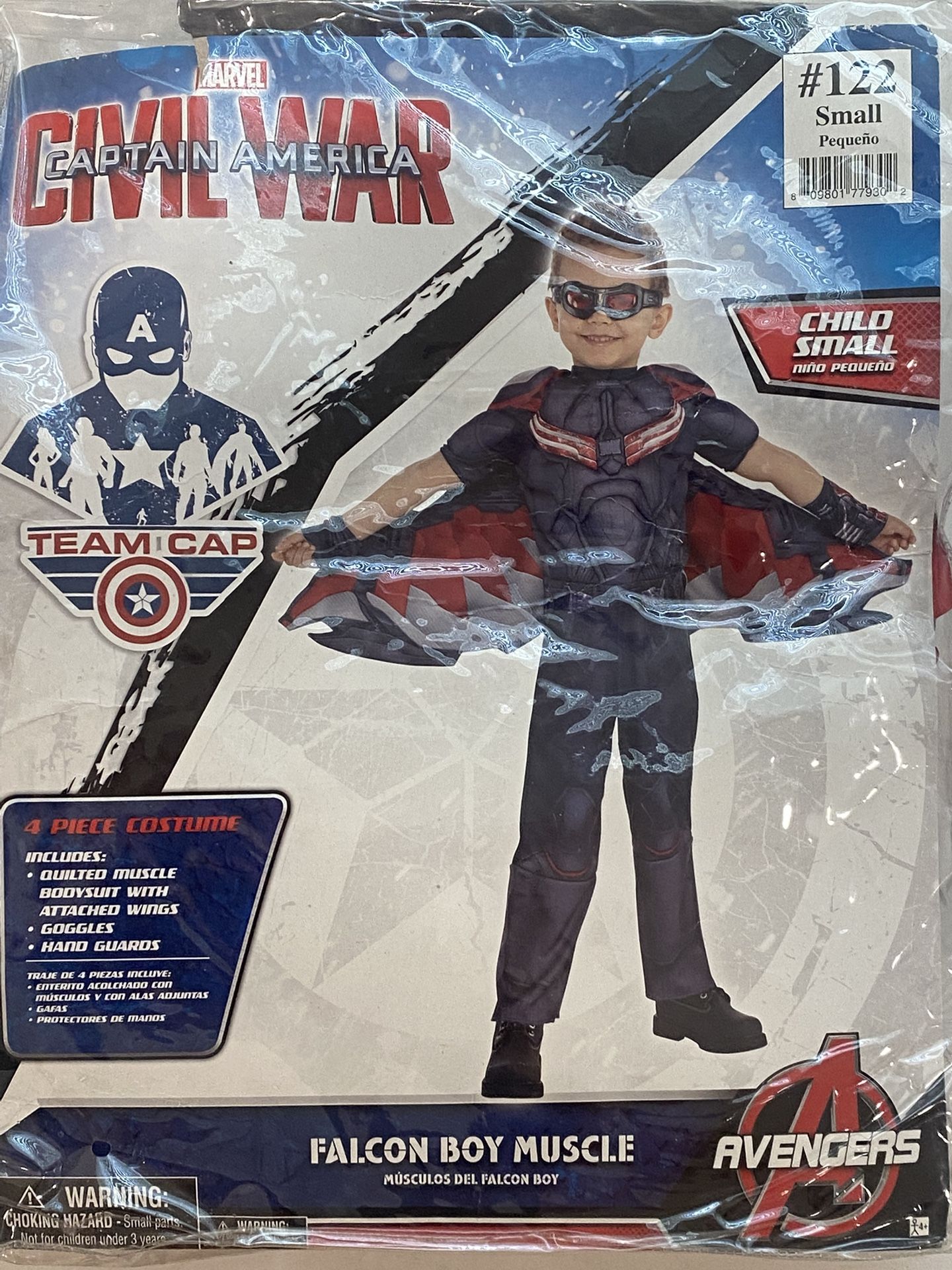 Kids Captain America Falcon Boy Costume