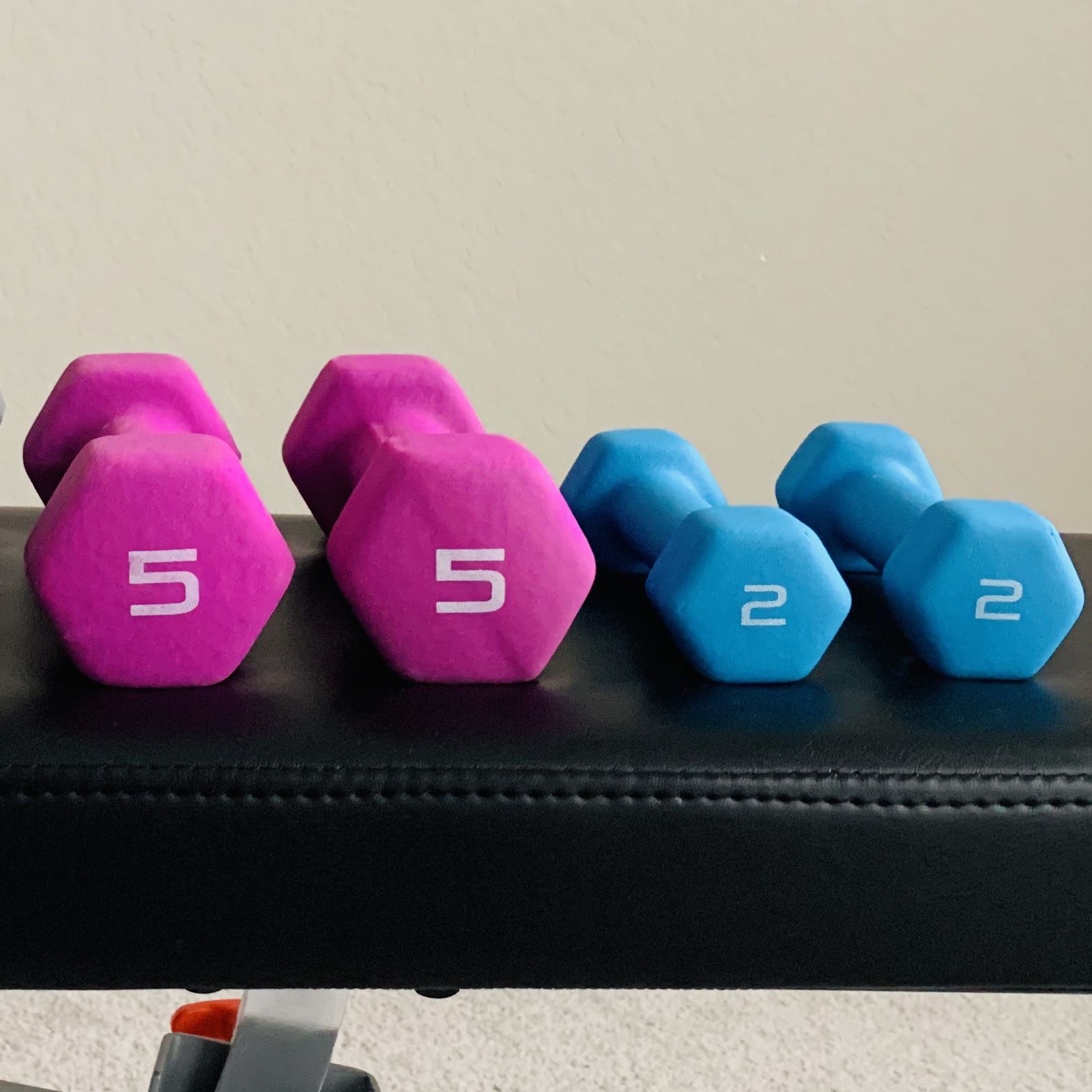 Dumbbells 💪🏋️‍♀️ Set of 2 and 5 lbs
