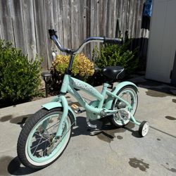 Kids  Beach Cruiser (training Wheels)
