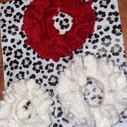 handmade crotchet hair tie/ ligas tejidas