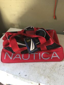 3 piece nautica duffle bag carry on luggage brand new with tags