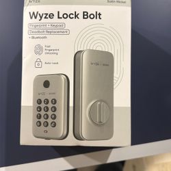 Wyze Smart lock Deadbolt With Keypad  Fingerprint Unlock 