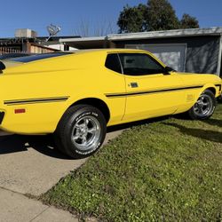 1971 Mach 1 Mustang  motor size new 351 Cleveland