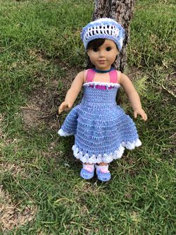 American girl doll dress crochet