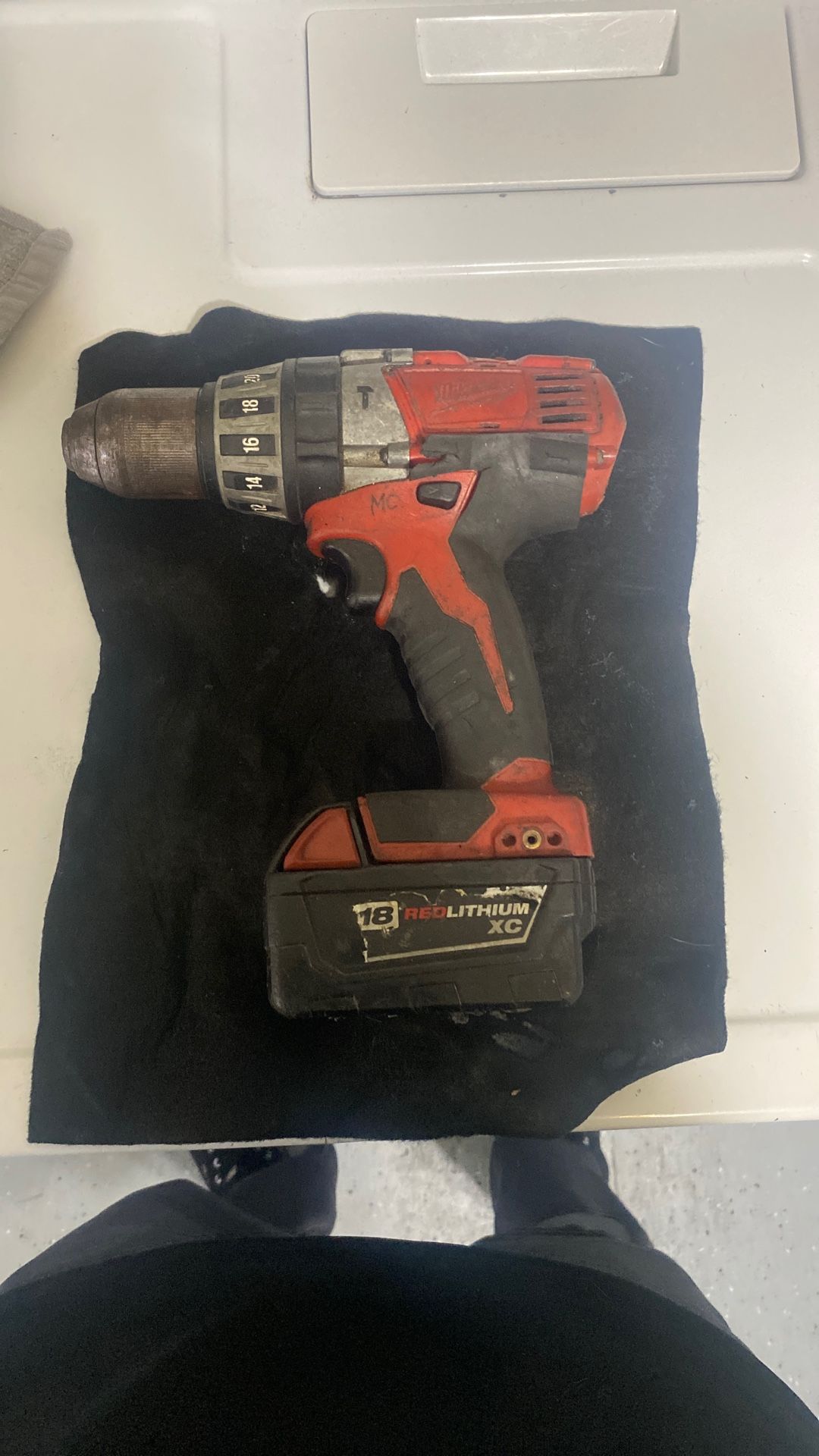 Milwakee 18v lithium, Battery & charger