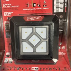 M12 12-Volt 1000 Lumens Lithium-Ion Cordless Rover LED Compact Flood Light 