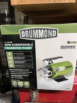 Drummond Non Submersible Transfer Pump