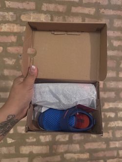 NEW Merrell Bare Steps H2O Toddler Water Shoes – Blue/Orange – Size 6M – $30