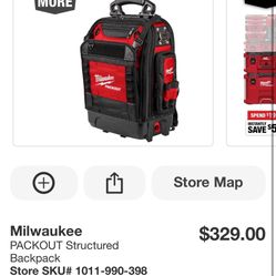 Milwaukee Structured Backpack 