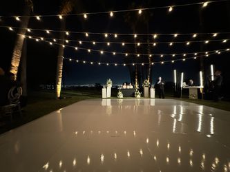 String Lighting Wedding