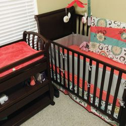 Crib with Changing Table For Sale - OBO 